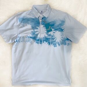 ROUNDTREE & YORKIE TROPICAL SHIRT SIZE LARGE